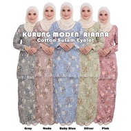 BAJU KURUNG MODEN RIANNA COTTON EMBROIDERY