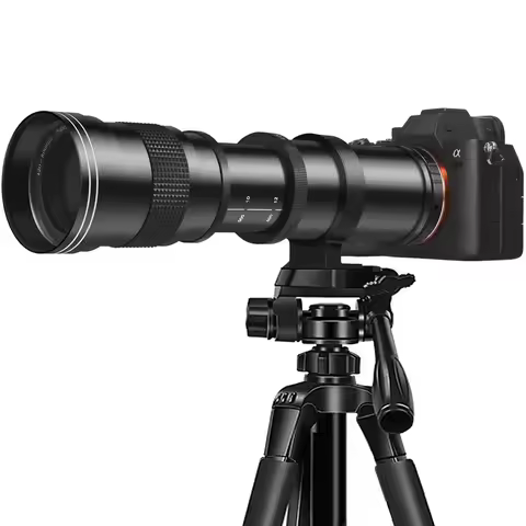 Telephoto Zoom 420-800mm (w/Converter 840-1600mm) f/8.3-16 Manual Telephoto Zoom T-Mount Lens