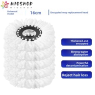 MIOSHOP 1pc Mop Head Replacement, Removable Standard Size Spin Mop Replacement Head, Durable Round S