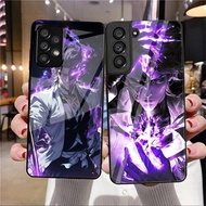 Sosuke Aizen Bleach 01 Glass Phone Case For Samsung Galaxy A16 A15 A25 A35 A55 A53 A54 A34 A14 A32 A