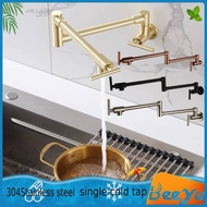 BEEYU WALL MOUNTED KITCHEN SINK FAUCET POT FILLER FAUCET STAINLESS STEEL SUS 304 WALL SINK TAP