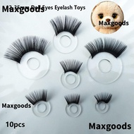MAXGOODS 10pcs Eyes Eyelash Toys, DIY 12-35mm Doll Toy Safety Eyes, High Quality 8 Styles Stereo Cry