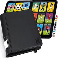 KarlyPro 9 Pocket Trading Card Zip Binder, 540 Cards, Premium SV-Tec Album Material, Tag Design, 32 