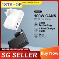 💎✅SG READY STOCK💎 GaN5 Pro 100W Fast Charger 2C+2U For Phone Laptop