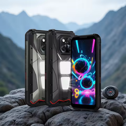 World Premiere DOOGEE V Max Play 5G Projector Rugged Phone 20500mAh Dual Camping Lights Dimensity 73