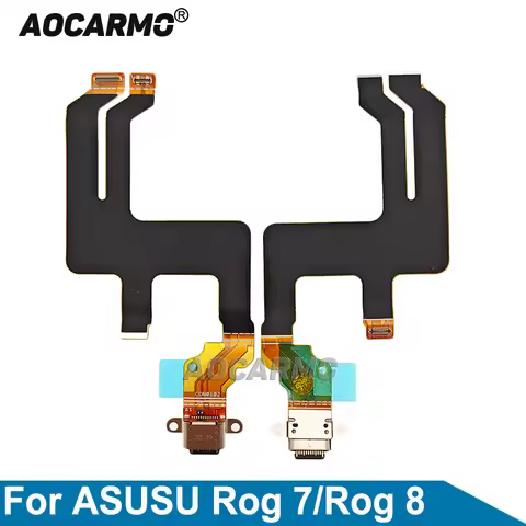 Aocarmo For ASUS ROG Phone 7 8 9 Pro ROG7 Rog8 USB Charger Port Charging Dock Connector Flex Cable R