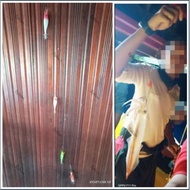 PERAMBUT CANDAT SOTONG.Tali 100% Flourocarbon.