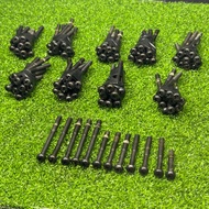 SKRU ENJIN RXZ ORIGINAL MOTOR 1 SET 12PCS (siap celup)