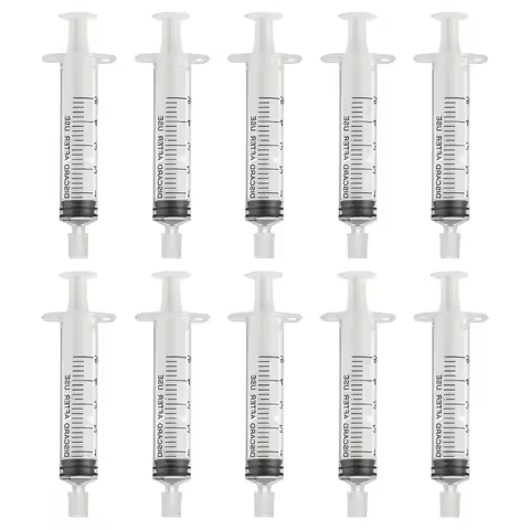 10pcs Perfume Dispensers Refillable Liquid Measure Syringe with No Needle jeringas de essential oil 