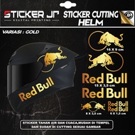 Stiker helem Full Face Pria Kyt - Sticker Aksesoris Helm Fullface RedBull Setiker Bahan Oracal JP-01
