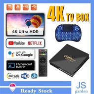Q96 Max Tv Box 4K Android 12.0 8G RAM+128G ROM HD Smart TV Box Support Youtube Netflix Chrome Suitable for Non Smart TV