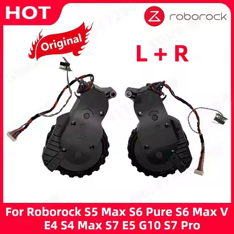 Original Roborock S5 Max S6 Pure S6 MaxV E4 S4 Max S7 E5 G10 S7 Pro Left and Right Walking Wheels Va