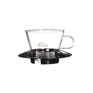 Direct from Japan Kalita Kalita Coffee Dripper Wave Series Glass 1~2 Person Glass Dripper 155 Drip Apparatus Coffee Shop Cafe Outdoor Camping