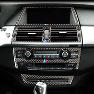 Carbon Fiber Car Console GPS Navigation NBT Screen Frame Air Conditioning CD Panel Cover Trim Access