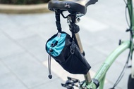 Brompton 兩用自行車坐墊包 - X-PAC (美國面料) 黑/土耳其綠