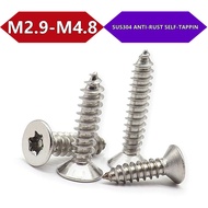 SUS304 Torx Pan Head Self-Tapping Screws M2.9-M4.8 Anti-Rust Fastener 【BY-XMB】