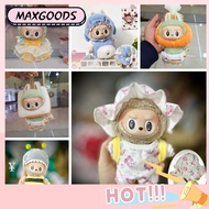 MAXG Labubu Macaron Labubu Doll Clothes 15cm Cotton Hoodie Accessories Multi-color Doll Shirt Labubu