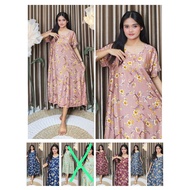 JRJ Pajamas Dress front Button Breastfeeding friendly rayon Homeware