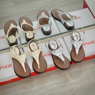 Women's 3cm Wedge Flip-Flop Sandal with Flowers Elegant and Feminine K687 QCCC Fullbox