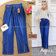 ASOKA PANT BY CANTIQUE||ORIGINAL WASH JEANS LP 74-102 PJ 94 L.PH 62 ZIPPER + BUTTONS