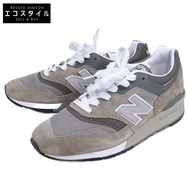 New Balance U997GY 美國製造 絨面革/網眼運動鞋 US9 1/2 [二手]