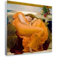 Flaming June by Frederic Leighton | Print on Canvas | Ready to Frame (Synthetic, Rolled) | 20"x20" 5