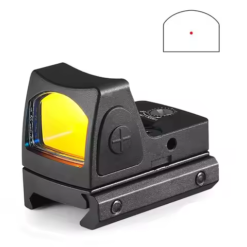Red Dot Sight Mini MR Red Dot Sight Collimator Reflex Sight Scope fit 20mm Rail For Hunting Sight