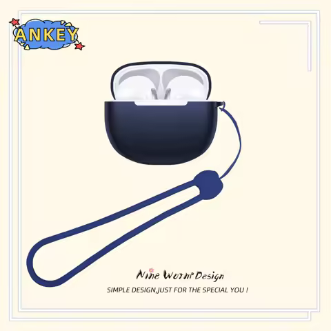 for QCY MeloBuds N70 Case AilyPods Earphone Protective Cover Anti-fall Soft Silicone Wireless Blueto