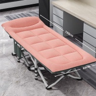 CT-MS10 美式簡易便攜折疊床 - 粉紅色 | 單人之選 | 輕巧設計 | 快速展開 | 易於收納 | 堅固框架 | 舒適床墊 | 承重能力強