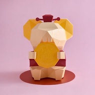 3D紙模型-DIY動手做-免裁剪-節日系列-咬錢鼠-年節 招財