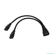 dingdongaa IEC 320 C14 to 2x C13 Splitter Power Cord Heavy Duty C14 Male to 2X C13 Female