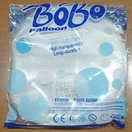READY ~ BALON BOBO BIRU PVC 20 INCH / 24 INCH PER BUNGKUS ISI 50