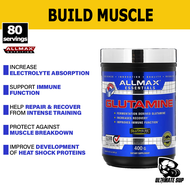 ALLMAX Nutrition Glutamine, Build Muscle, Muscle Recovery, Immune System Supplement, Gluten Free, Ve