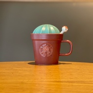 Starbucks Ready Stock New Product 520 Valentine's Day Gift Cute Cactus Shape Cup Lid Stirring Stick Mug