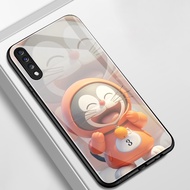 Case For Samsung A70 A70s A80 Shockproof Glass Shell Cat Phone