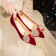 ck Heels, Bride's Shoes, Women's 2023 New Style Toast Shoes, Pregnant Women Getting Married