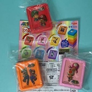 全新未使用, 馬里奧 NintendoDS Yujin 絶版 NDS Game Card 收納 扭蛋 連蛋紙 2007 任天堂 Nintendo Super Mario Bros NDS SD Car
