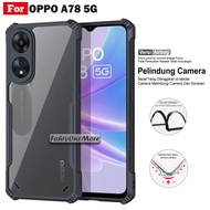 Oppo A58 A78 5G Shockproof Case Transparent Armor Phone Case