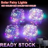 ilives Lampu Raya Waterproof 32M 300led Solar lampu kelip Fairy Lights 8 Lighting Modes Street Party