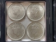 香港五仙 錢幣（1937, 1938, 1939H, 1939KN）KG 6