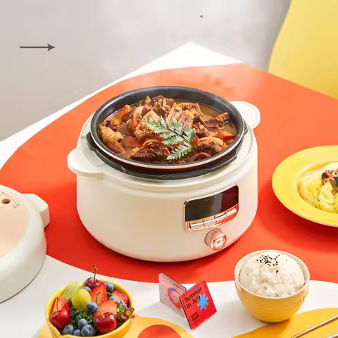 Electric Pressure Cooker Household Small Automatic Intelligent Mini Multi-Functional Hot Pot Electri