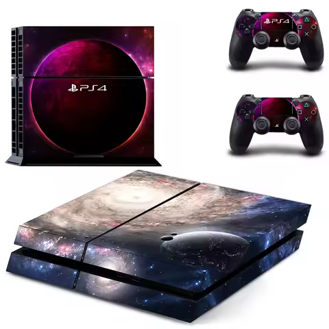 Starry Sky Planet PS4 Stickers Play station 4 Skin Sticker Decals For PlayStation 4 PS4 Console & Co
