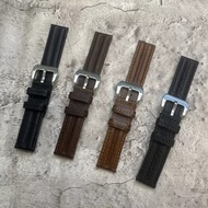 Timeless Watchband 空軍軍錶錶帶純牛皮革男士錶帶 18/20/22MM