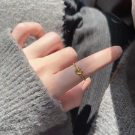 Ring simple knot adjustable plain ring fashion women's ring