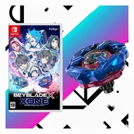 Beyblade X XONE  - Switch Bundle with Exclusive "Shinobi Knife 4-60LF Metal Coating: Blue