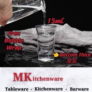 15ml Shot Glass / Liquor Glass / Dessert Cup (Bottom Thick)