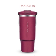 Swiss Thomas Thermos Bottle 900ML/1200ML SS316 Stainless Steel Tumbler Cup Handle and Straw Thermos