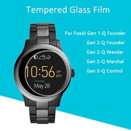 Film Guard For Fossil Q Founder Wander Marshal Control Gen 1 2 3 Generation 2.5D 9H Clear Tempered Glass Screen Protector Cover Smart Watch Accessories