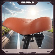 [eternally.sg] Bike Seat Cushion Shock Absorbing MTB Spring Saddle for MTB Road Folding Bikes