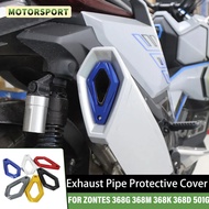 For ZONTES 368G 368M 368K 368 368D 501G Motorcycle Exhaust Pipe Protective Cover Exhaust Pipe Tail D